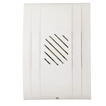 Dzwonki-do-drzwi-przewodowe - biały trójtonowy dzwonek do drzwi 230v dns-972 tres zamel 