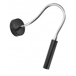 Kinkiety - czarny kinkiet axil sl.0910 sollux lighting