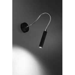 Kinkiety - czarny kinkiet axil sl.0910 sollux lighting 