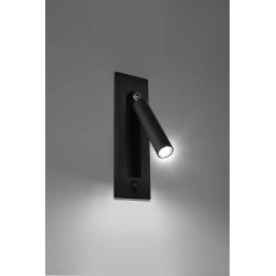 Kinkiety - czarny kinkiet enif sl.0956 sollux lighting 