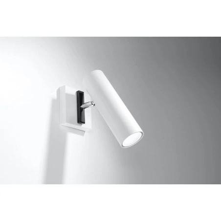 Kinkiety - biały kinkiet direzione sl.0494 sollux lighting 