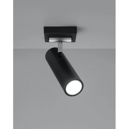 Oswietlenie-sufitowe - czarny plafon direzione sl.0499 sollux lighting 