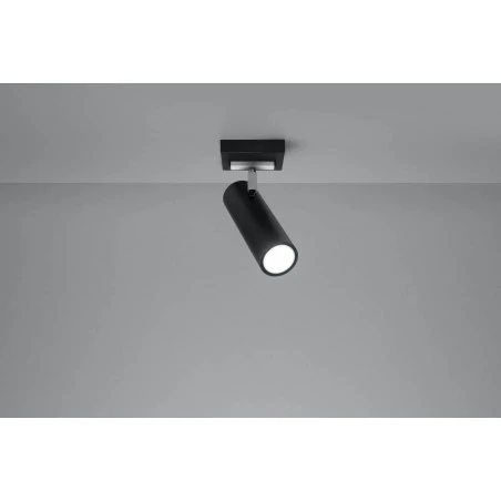 Oswietlenie-sufitowe - czarny plafon direzione sl.0499 sollux lighting 