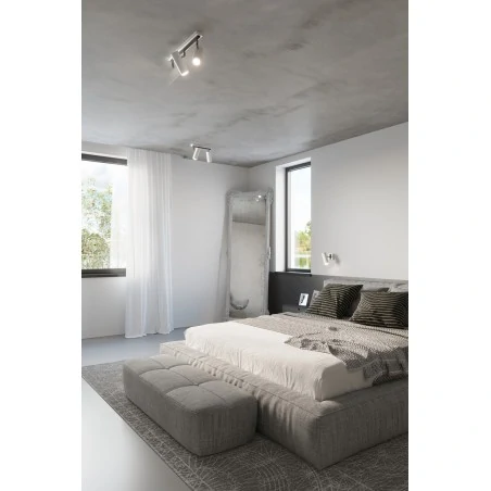 Oswietlenie-sufitowe - biały plafon direzione sl.0495 sollux lighting 