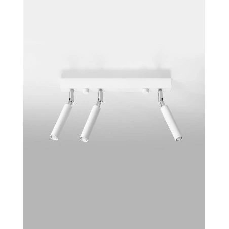 Oswietlenie-sufitowe - biały plafon 3xg9 eyetech sl.0904 sollux lighting 