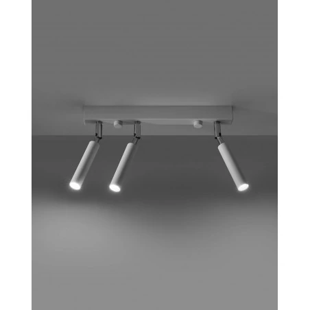 Oswietlenie-sufitowe - biały plafon 3xg9 eyetech sl.0904 sollux lighting 