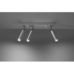 Oswietlenie-sufitowe - biały plafon 3xg9 eyetech sl.0904 sollux lighting 
