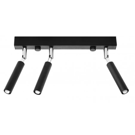 Oswietlenie-sufitowe - eyetech lampa sufitowa listwa potrójna czarna 3xg9 sl.0899 sollux 