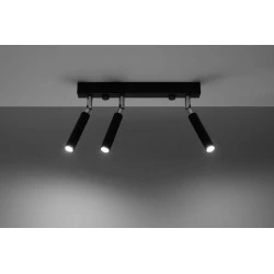 Oswietlenie-sufitowe - eyetech lampa sufitowa listwa potrójna czarna 3xg9 sl.0899 sollux 