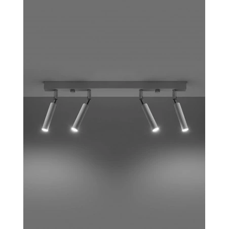 Oswietlenie-sufitowe - biały plafon 4xg9 eyetech sl.0905 sollux lighting 