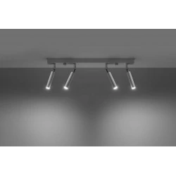 Oswietlenie-sufitowe - biały plafon 4xg9 eyetech sl.0905 sollux lighting 