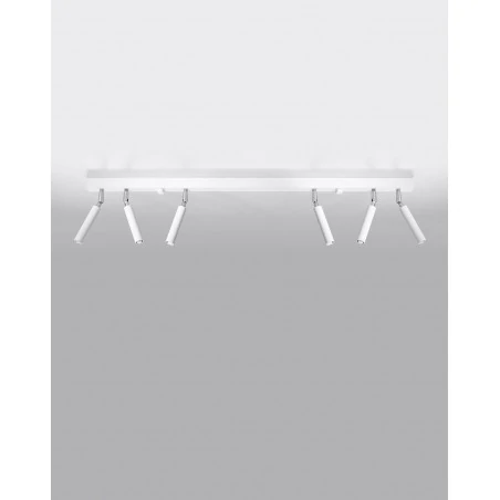Oswietlenie-sufitowe - biały plafon 6xg9 eyetech sl.0906 sollux lighting 