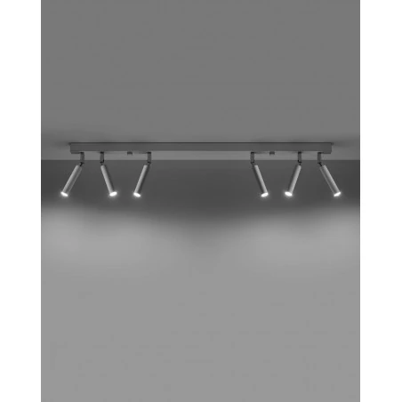 Oswietlenie-sufitowe - biały plafon 6xg9 eyetech sl.0906 sollux lighting 