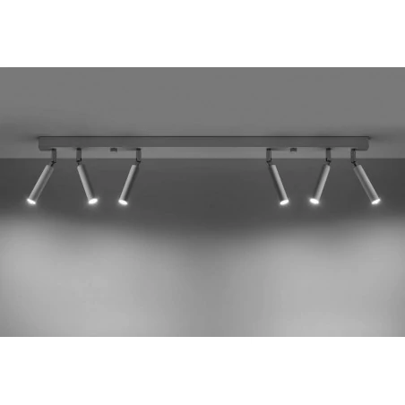 Oswietlenie-sufitowe - biały plafon 6xg9 eyetech sl.0906 sollux lighting 