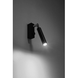 Kinkiety - czarny kinkiet eyetech sl.0897 sollux lighting 