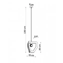 Oswietlenie-sufitowe - czarna lampa wisząca tres sl.0930 sollux lighting 