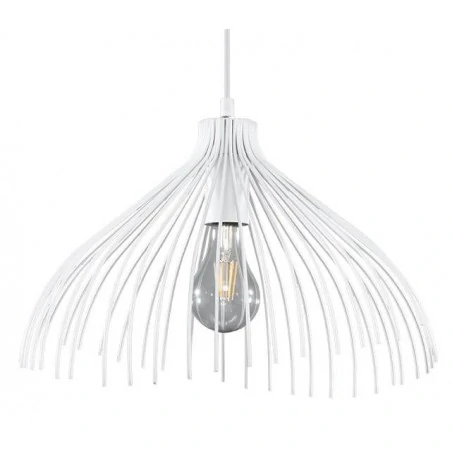 Oswietlenie-sufitowe - biała lampa wisząca umb sl.0664 sollux lighting 
