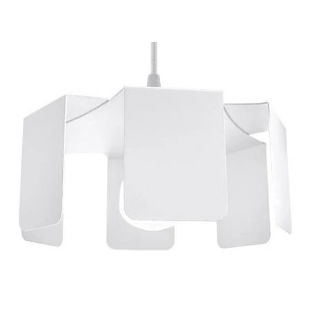 Oswietlenie-sufitowe - biała lampa wisząca tulip sl.0666 sollux lighting 