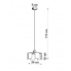 Oswietlenie-sufitowe - biała lampa wisząca tulip sl.0666 sollux lighting 