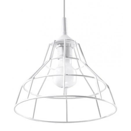 Oswietlenie-sufitowe - biała lampa wisząca anata sl.0145 sollux lighting 