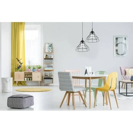 Oswietlenie-sufitowe - czarna lampa wisząca anata sl.0146 sollux lighting 