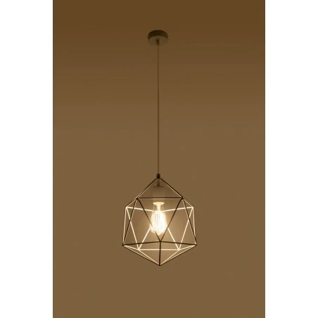 Oswietlenie-sufitowe - biała lampa wisząca gaspare sl.0290 sollux lighting 