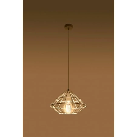 Oswietlenie-sufitowe - biała lampa wisząca umberto sl.0293 sollux lighting 