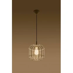 Oswietlenie-sufitowe - biała lampa wisząca celta sl.0295 sollux lighting 