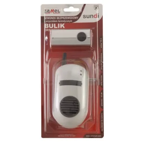  Dzwonek bezprzewodowy z przyciskiem hermetycznym 100m DRS-982K BULIK ZAMEL 