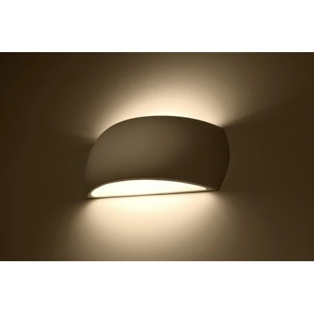 Kinkiety - ceramiczny kinkiet pontius sl.0835 sollux lighting 