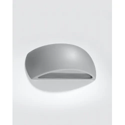Kinkiety - szary kinkiet ceramiczny pontius sl.0875 sollux lighting 