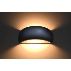 Kinkiety - szary kinkiet ceramiczny pontius sl.0875 sollux lighting 