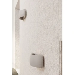 Kinkiety - szary kinkiet ceramiczny pontius sl.0875 sollux lighting 