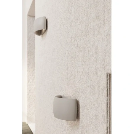 Kinkiety - szary kinkiet ceramiczny pontius sl.0875 sollux lighting 