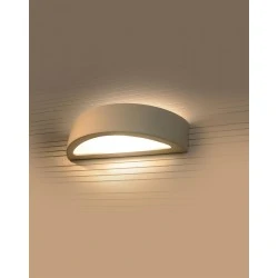 Kinkiety - ceramiczny kinkiet atena sl.0001 sollux lighting 