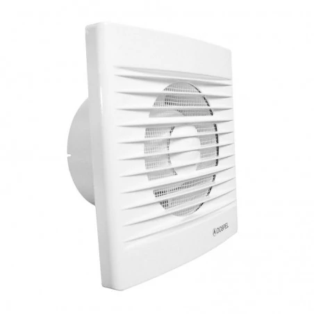 Wentylatory-z-czujnikiem-wilgotnosci - wentylator osiowy z przepustnicą włącznikiem czasowym oraz czujnikiem wilgoci higrostatem styl 120wch p  007-0010p dospel 