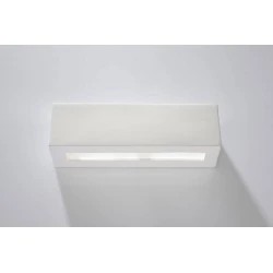 Kinkiety - ceramiczny kinkiet vega sl.0006 sollux lighting 