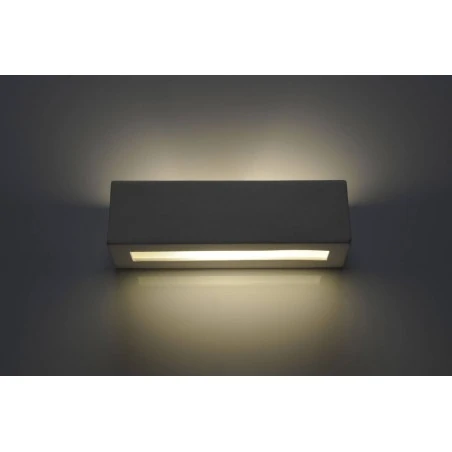 Kinkiety - ceramiczny kinkiet vega sl.0006 sollux lighting 