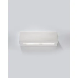 Kinkiety - ceramiczny kinkiet vega sl.0006 sollux lighting 