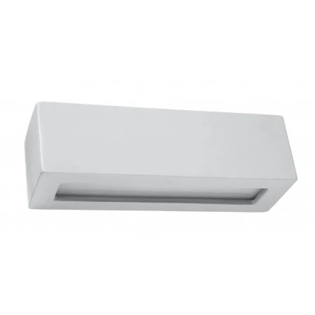 Kinkiety - szary ceramiczny kinkiet vega sl.0877 sollux lighting 