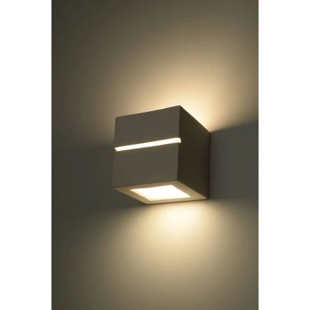 Kinkiety - ceramiczny kinkiet leo line sl.0230 sollux lighting 