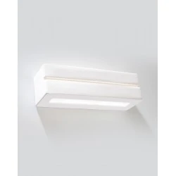 Kinkiety - ceramiczny kinkiet vega line sl.0231 sollux lighting 
