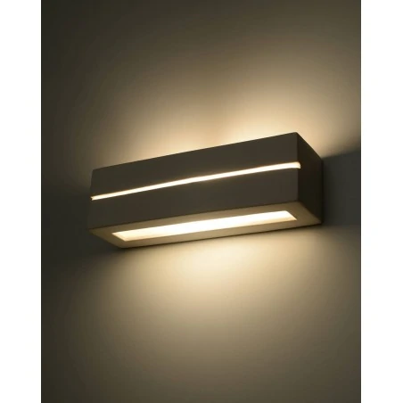 Kinkiety - ceramiczny kinkiet vega line sl.0231 sollux lighting 