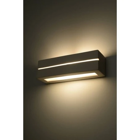 Kinkiety - ceramiczny kinkiet vega line sl.0231 sollux lighting 