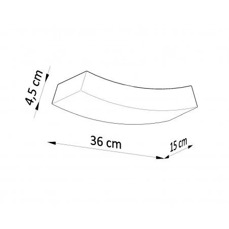 Kinkiety - ceramiczny kinkiet hattor sl.0837 sollux lighting 
