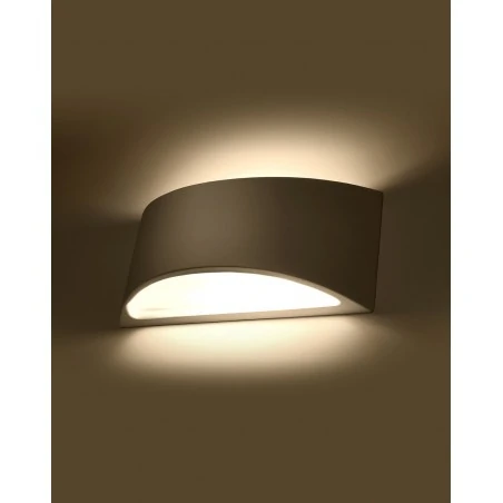 Kinkiety-do-salonu - biały ceramiczny kinkiet vixen sl.0834 sollux lighting 