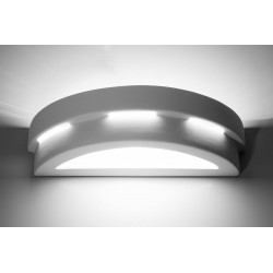 Kinkiety - ceramiczny kinkiet helios sl.0002 sollux lighting 