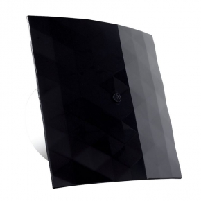  007-4326_B Ekskluzywny czarny wentylator łazienkowy z czujnikiem wilgotności Black&White 100 WCH DOSPEL 