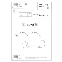 Kinkiety-do-salonu - sl.0034 kinkiet ceramiczny e27 ip20 magnet sollux 