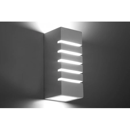 Kinkiety - ceramiczny kinkiet samir sl.0161 sollux lighting 